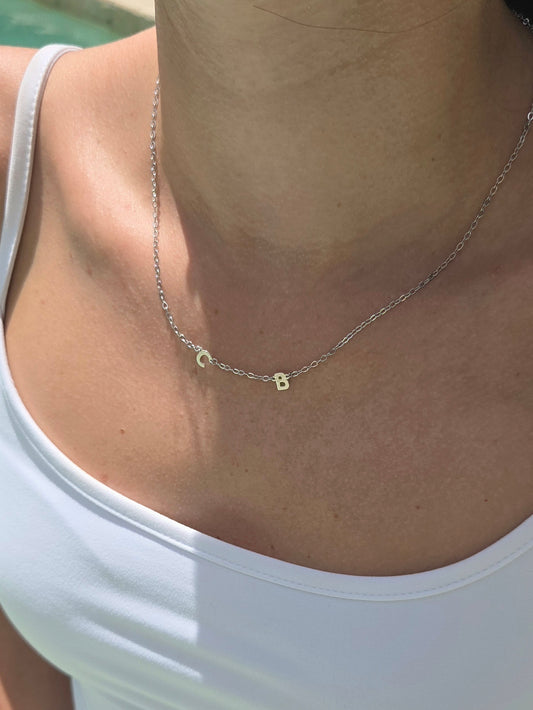 The Silver Initial Necklace