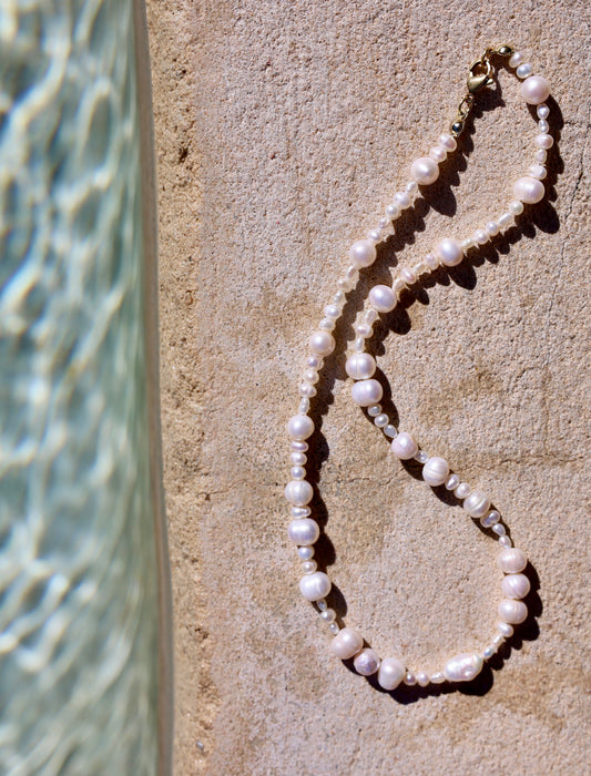 Arc of Pearls Necklace