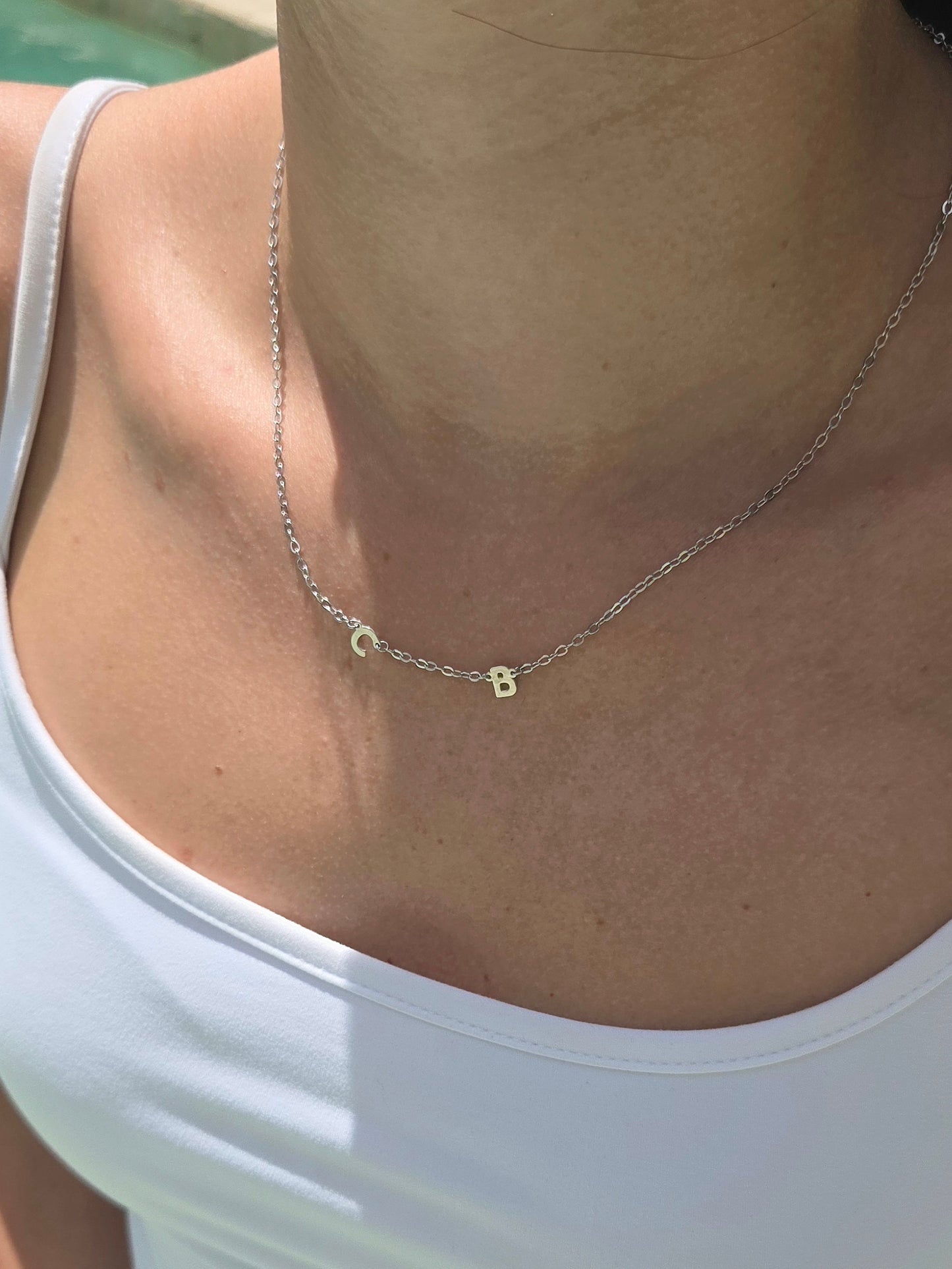 The Silver Initial Necklace