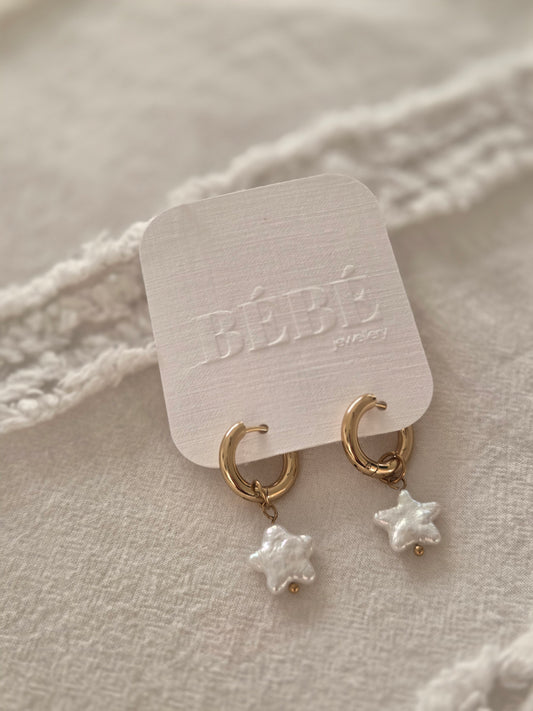 Star Pearl Earrings