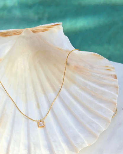 The Petite Square Necklace