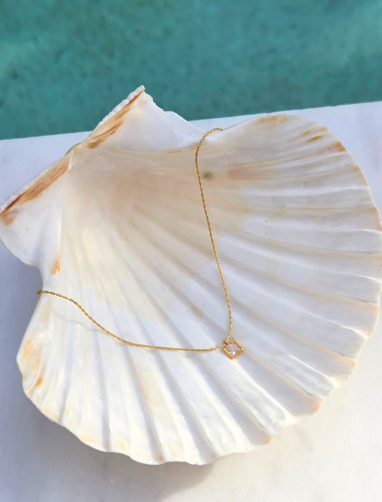 The Petite Square Necklace
