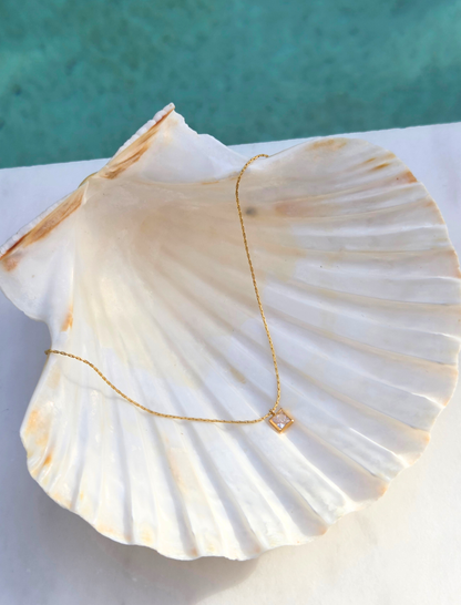 The Petite Square Necklace