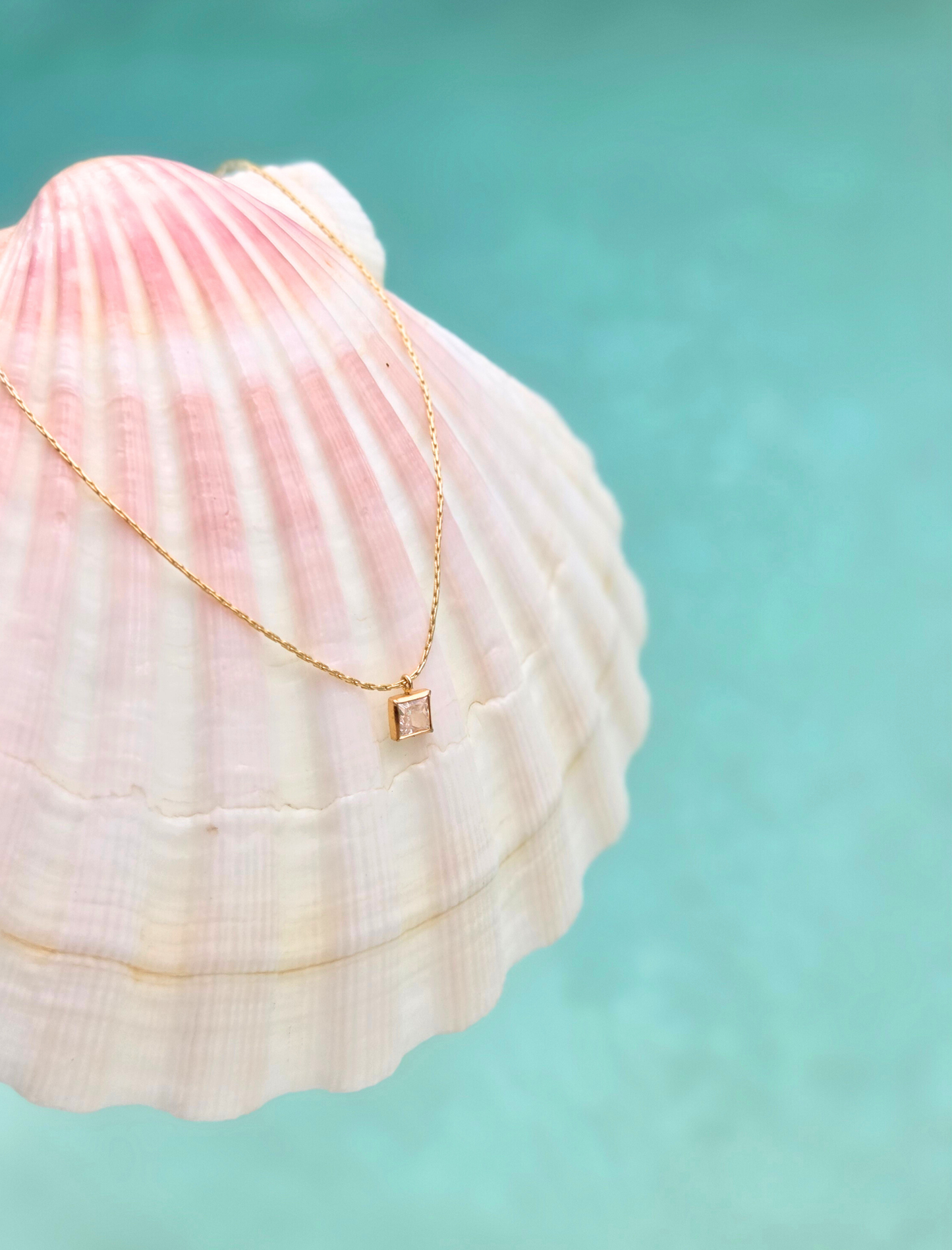 The Petite Square Necklace