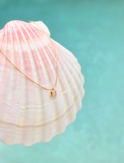 The Petite Square Necklace