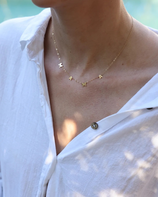 The Signature Gold Initial Necklace