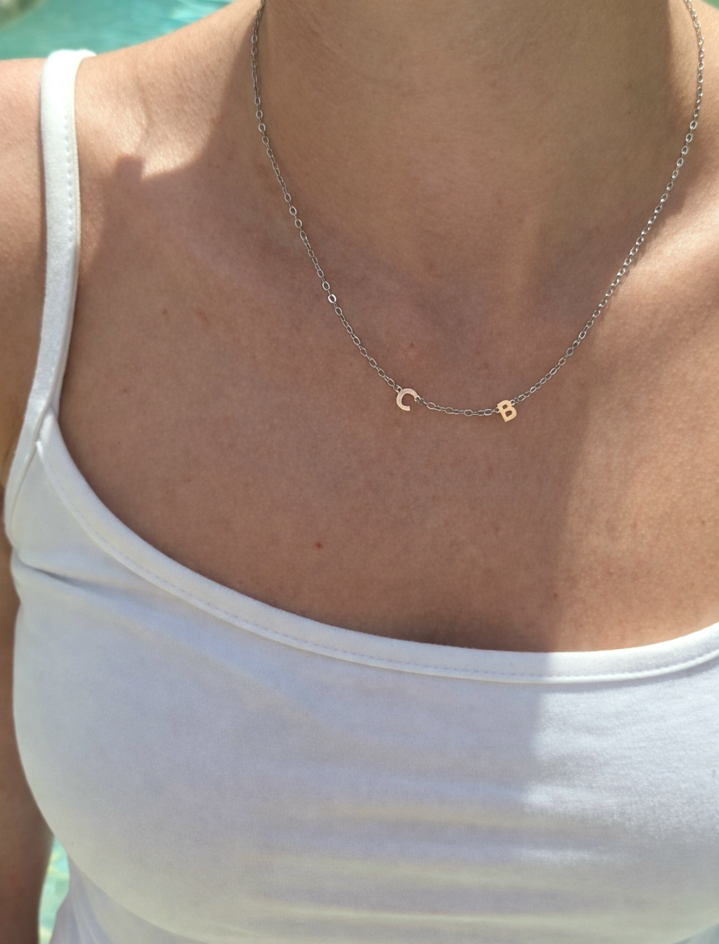The Silver Initial Necklace