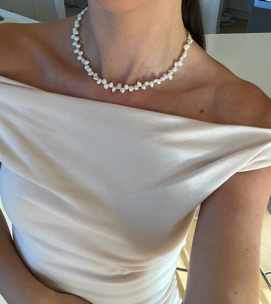 Celestia Pearl Necklace